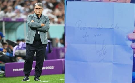 La polémica carta que el Tata Martino escribió antes del Mundial