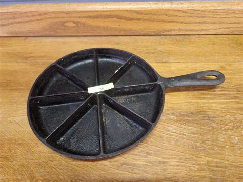 At Auction 9 Cast Iron Cornbread Skillet