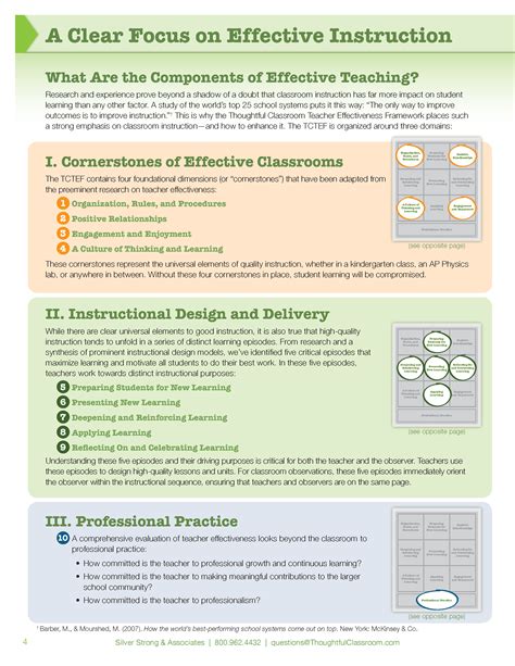 Educator Effectiveness and Evaluation | Silver Strong & Associates / Thoughtful Education Press
