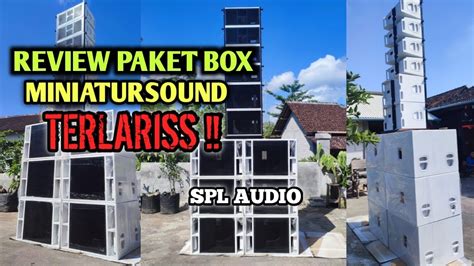 Review Paket Box Miniatur Soundsystem Terlaris Youtube