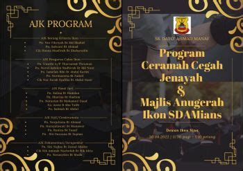 Buku Program Cegah Jenayah Dan Majlis Penganugerahan Ikon Sdamians