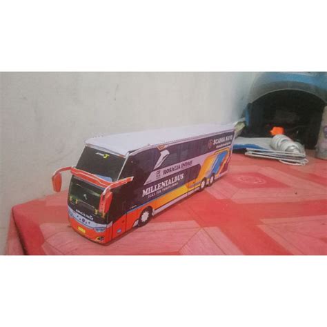 Jual Miniatur Bus Rosalia Indah Shopee Indonesia