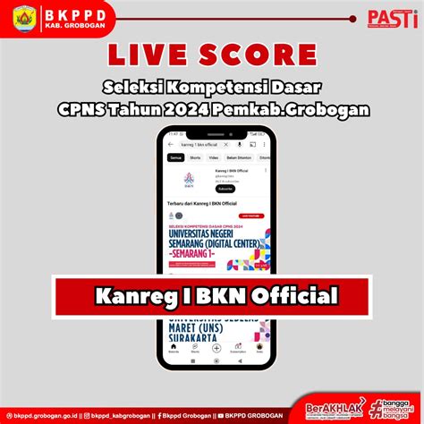 Daftar Nilai Dan Live Score Pelaksanaan Skd Cpns Formasi Tahun