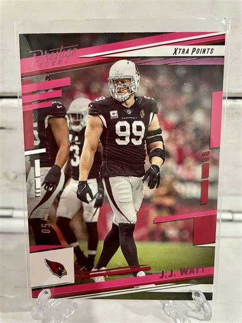 Mavin Panini Prestige Xtra Points Premium Jj Watt Pink