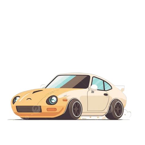 Modelo 3d De Coche Lindo De Dibujos Animados PNG Dibujos Coche De