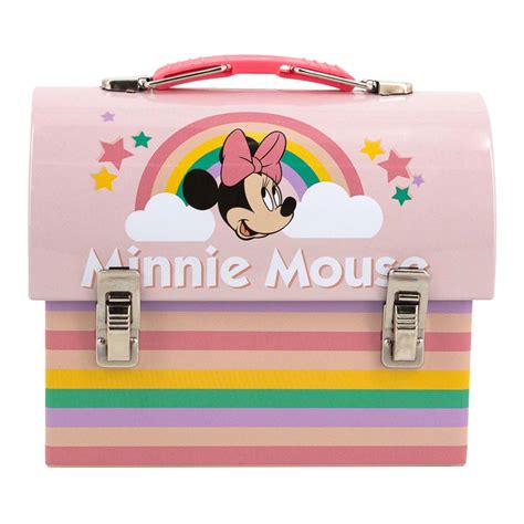 Lonchera De Metal Con Tapa Superior Dise O Minnie Mouse Colecci N