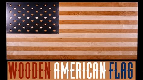 Diy Wooden American Flag Youtube