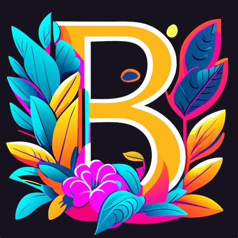 Elementos de plantilla de diseño de icono de letra b logo Vector Premium