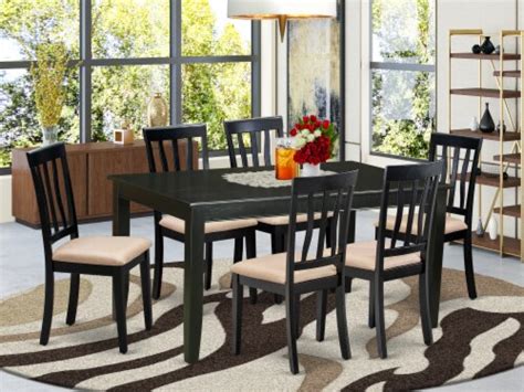 East West Furniture Dudley Piece Traditional Wood Dinette Set In