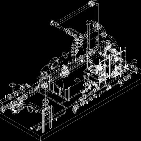 production separator  dwg model  autocad designscad