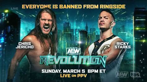 Chris Jericho Teases The End Of Ricky Starks Feud At Aew Revolution