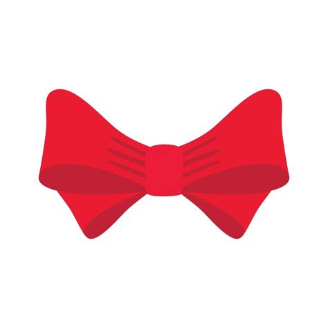 Premium Vector | Red bow. vector illustration