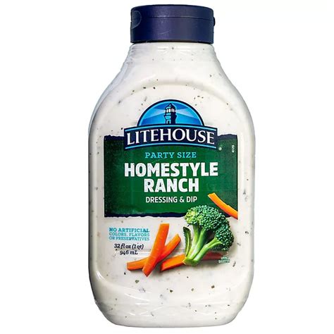 Litehouse Homestyle Ranch Dressing And Dip 32 Fl Oz Sams Club