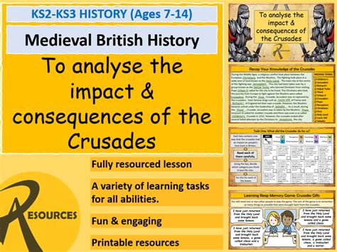 The Crusades Consequences Teaching Resources