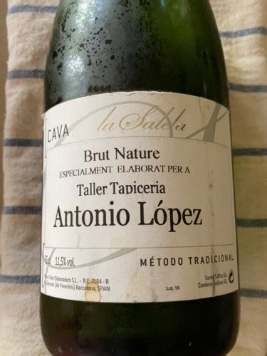 Miquel Pons Cava La Saleta Antonio L Pez Taller Rapiceria Brut Nature