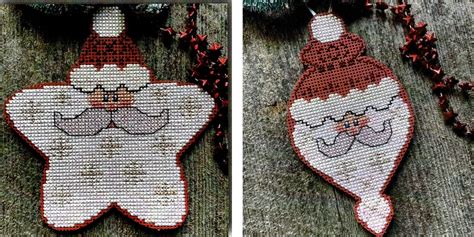 Santa Kringle And Starshine Santa Cross Stitch Pattern By Luhu Stitches