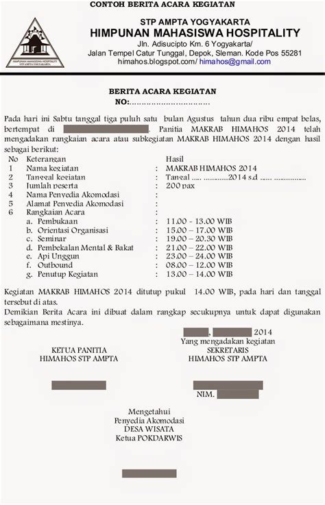 Gambar Contoh Berita Acara Rapat Harus Kamu Tahu Untuk Pembuatan Berita