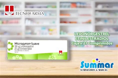 Microgynon Suave Caja X Comprimidos Levonorgestrel Etinilestradiol