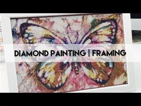 Diamond Painting - Framing a Finished Piece - YouTube | Diamond ...