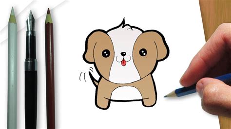 Como desenhar um cachorrinho kawaii - YouTube