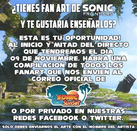 Sonic Sunset On Twitter Muestra De Fanarts En Nuestro Directo De