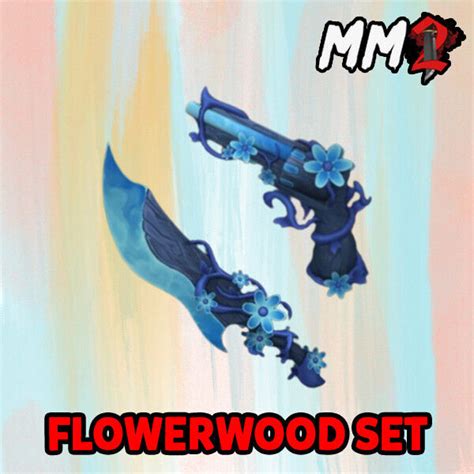 Roblox Murder Mystery 2 Mm2 Flowerwood Set Same Day Delivery Cheapest