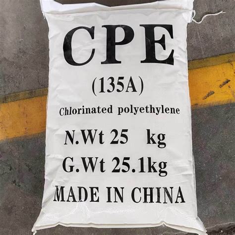 Impact Modifier CPE 135A For PVC Sheet Chlorinated Polyethylene And