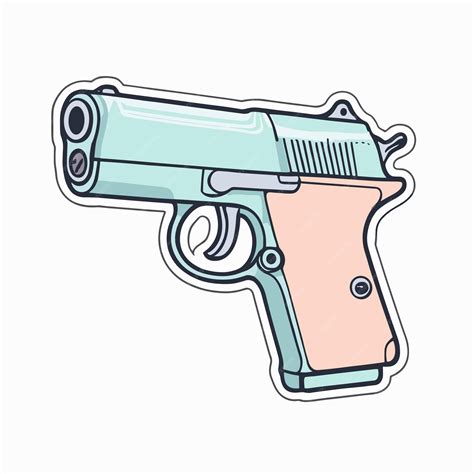 Diseño Vectorial De Ilustraciones De Armas De Dibujos Animados Vector Premium