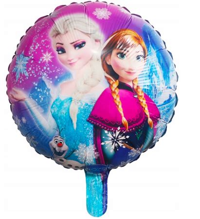 Balon Foliowy Frozen Anna Elza 45cm Balony Foliowe 18 45cm Z