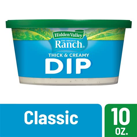 Hidden Valley Ready To Eat Dip Classic Ranch 10 Oz