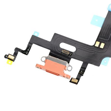 Flex Conector De Carga Microfono Iphone Xr Coral Repue