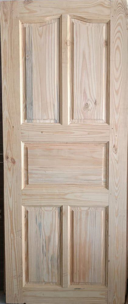 Panel Mm Pinewood Door For Home At Rs Sq Ft In New Delhi Id