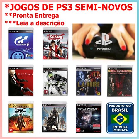 Jogos De Playstation Originais Usados M Dias F Sicas Em Estado De