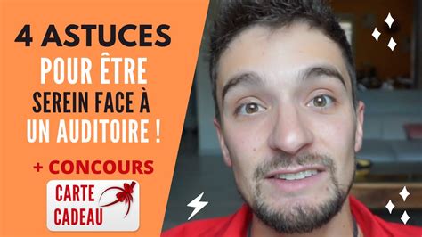 Comment gérer son stress devant un auditoire 4 astuces EFFICACES pour