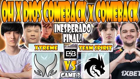 Team Spirit Vs Xtreme Gaming Bo5 Game 3 Gran Final Ame Xinq Vs Yatoro