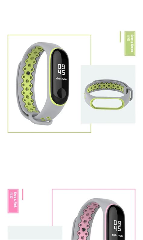 Спортивный Браслет mi Band 4 3 ремешок на запястье для Xiaomi mi band 4 ...