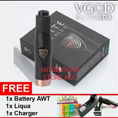 Vape Vgod Elite Paket Ngebul Series Mecha Rokok Elektrik Siap Ngebul