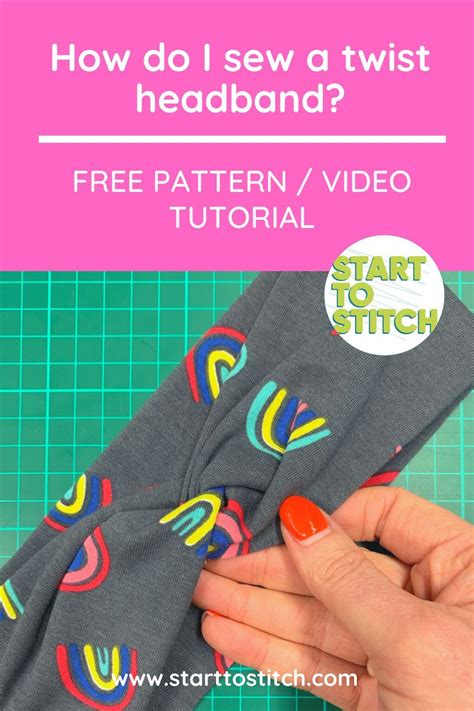 10 Minutes Headband Sewing Pattern And Tutorial Artofit