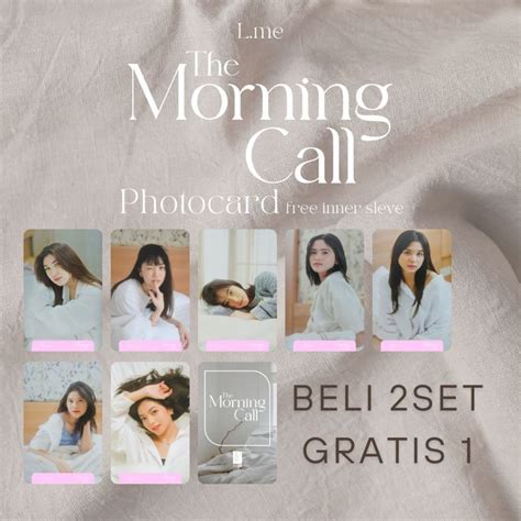 Jual Jkt Photocard Pc Termurah Versi The Morning Call Jkt All