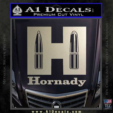 Hornaday Bullets Ammunition Decal Sticker A1 Decals