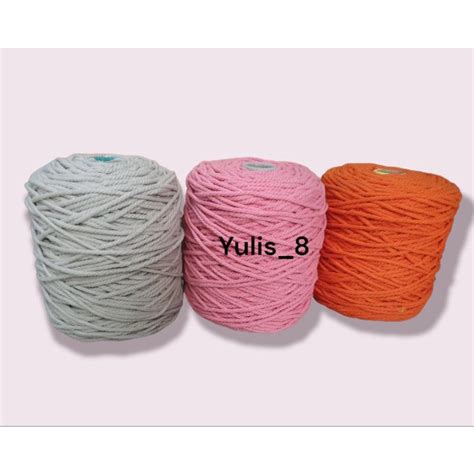 jual benang katun macrame mm shopee indonesia