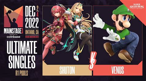 Shuton Pyra Mythra Vs Venus Luigi Ultimate Singles Pools Winners