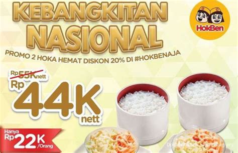 Promo Hokben Spesial Hari Kebangkitan Nasional Mei Hoka Hemat