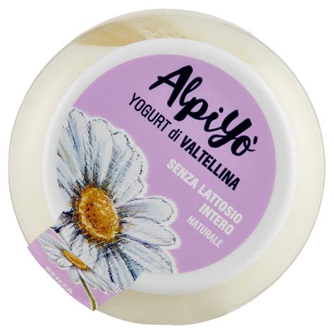 AlpiYo Yogurt Di Valtellina Senza Lattosio Intero Naturale 500 G