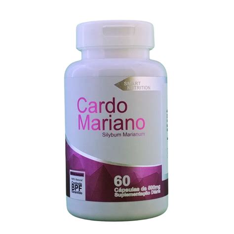 CARDO MARIANO 500mg 60 cps Smart Nutrition Nutrição e Arte