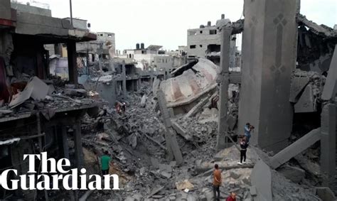 Drone Footage Shows Destruction In Gaza After Israeli Airstrikes Tech News Fix