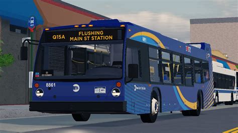 Mta Roblox Novabus Lfs Conehead On Q A To Flushing Main