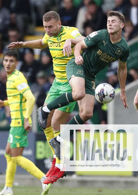 Plymouth Argyle V Norwich City Sky Bet Championship Ben Gibson Of