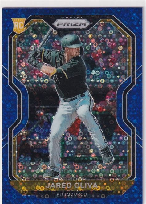 2021 PRIZMS BLUE DISCO 199 RC JARED OLIVA PITTSBURGH PIRATES PRIZM