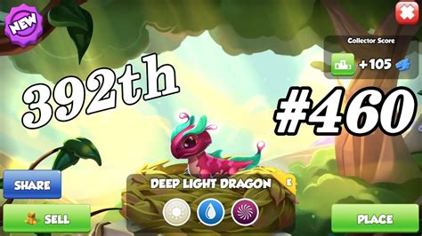 Dragon Mania Legends 460 Deep Light Dragon Has Hatched Bottomless